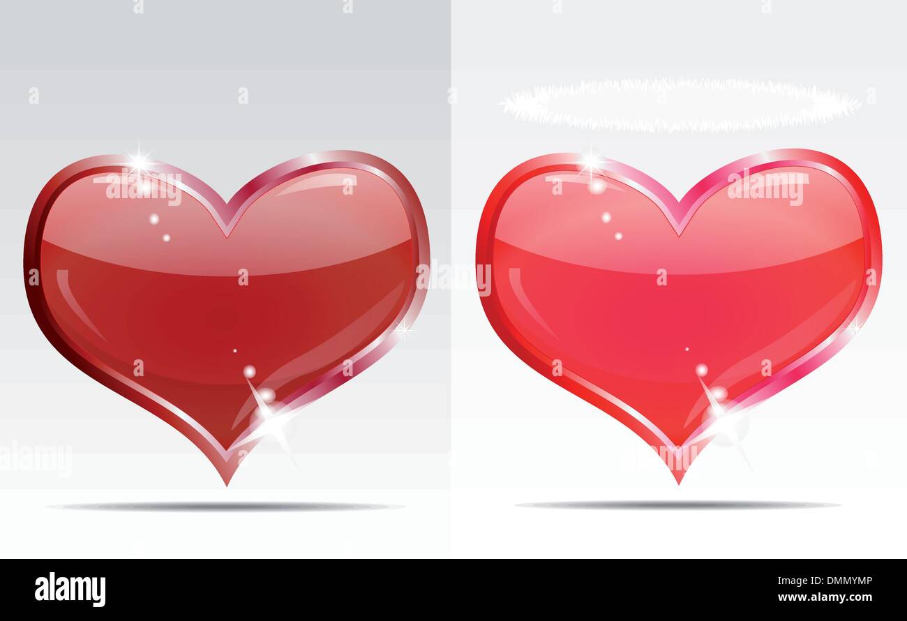 Smile heart Stock Vector
