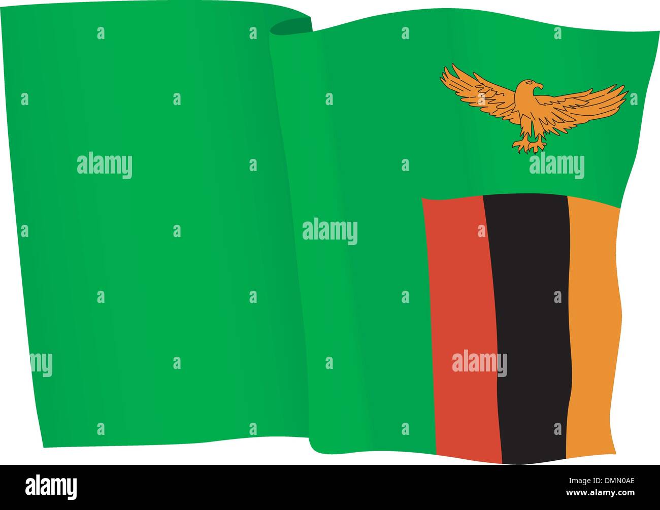 flag of Zambia Stock Vector Image & Art Alamy