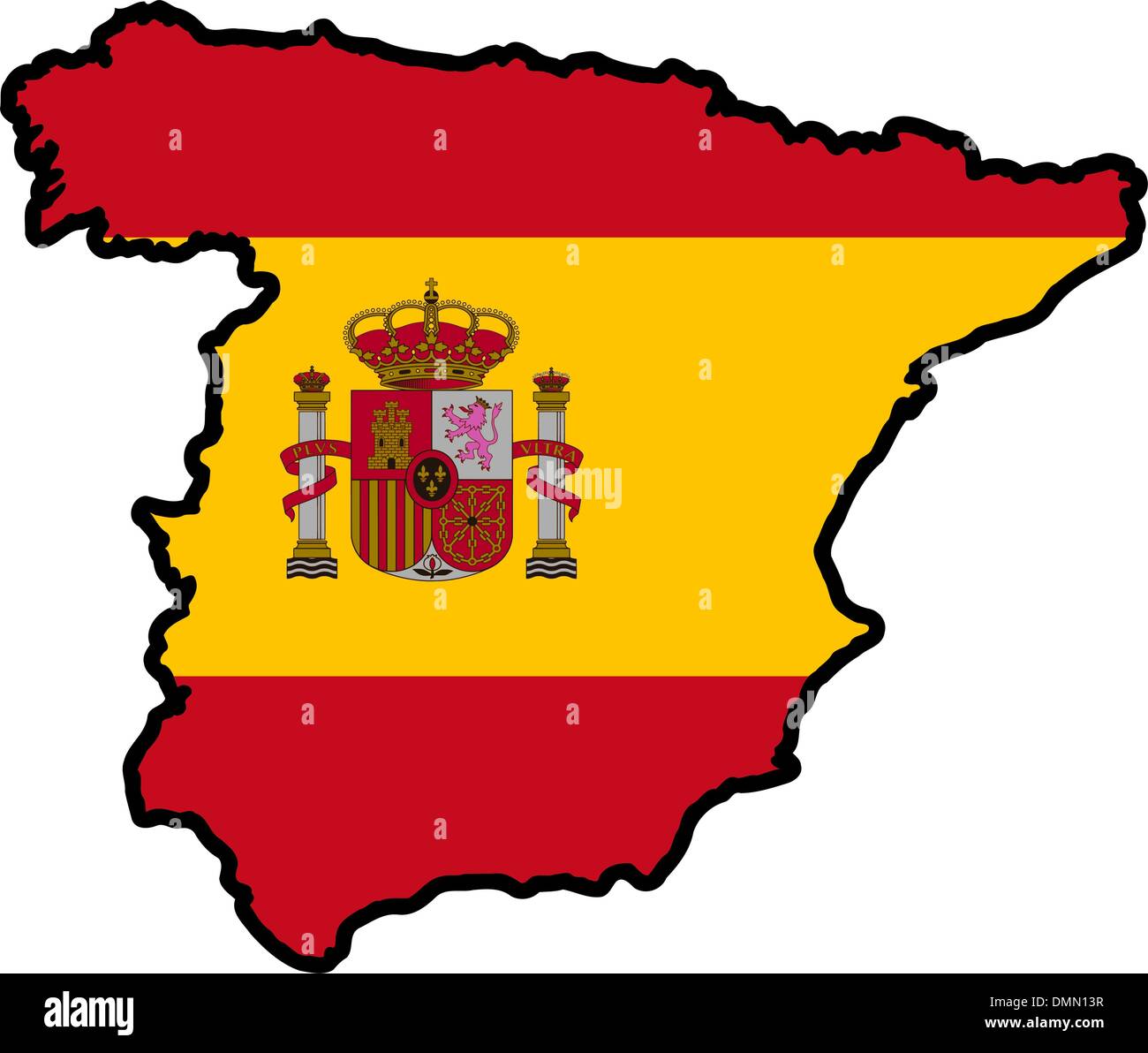 Map in colours of South Korea Stock Vector Image & Art - Alamy