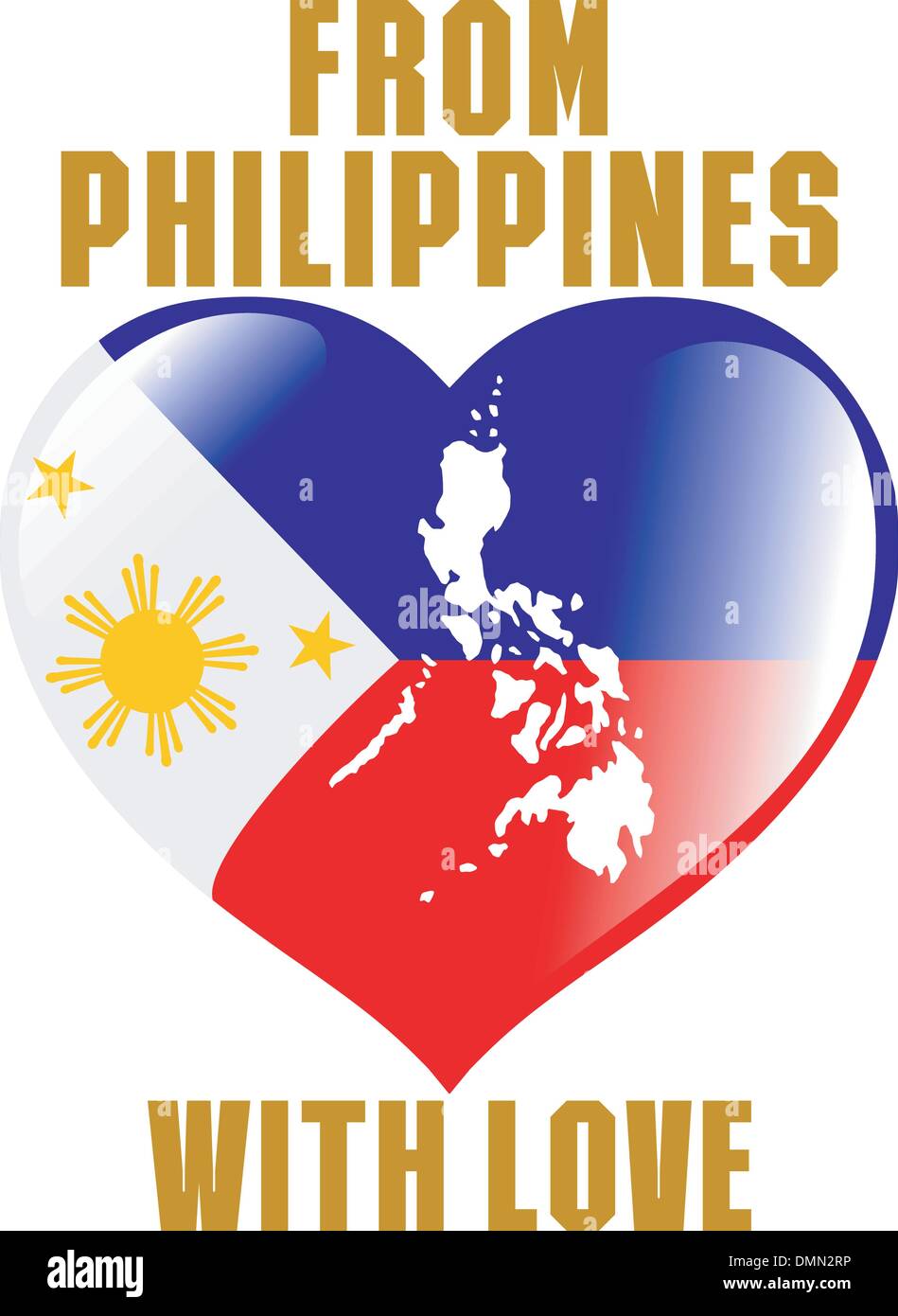 Love the philippines Stock Vector Images Alamy