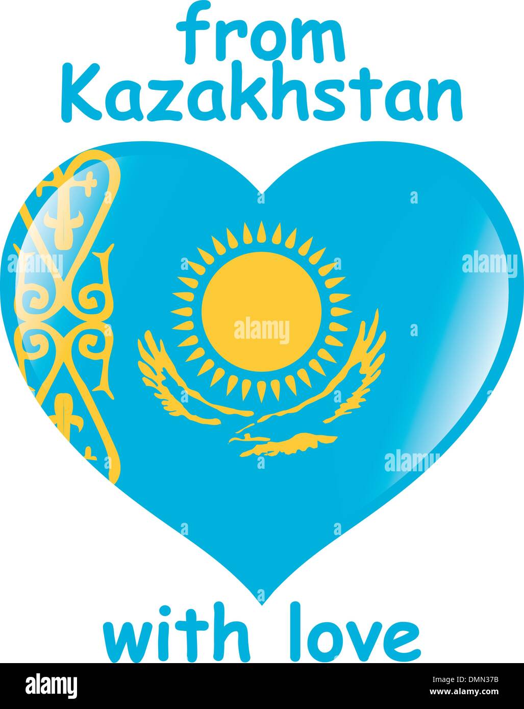 Kazakhstan political map hi-res stock photography and images - Alamy