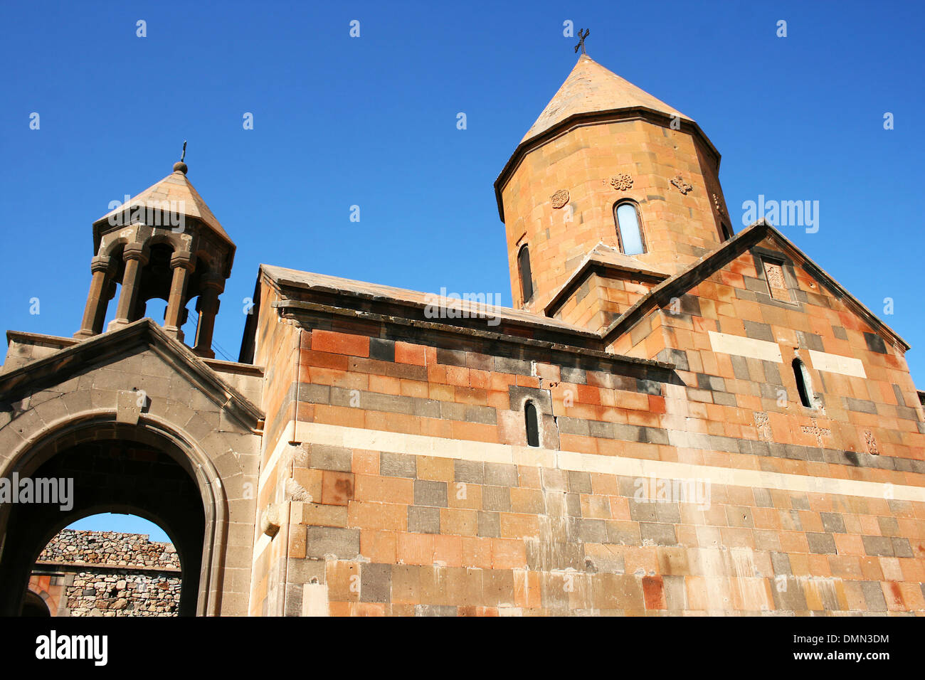 Khor Virap monastery in Armenia. Stock Photo