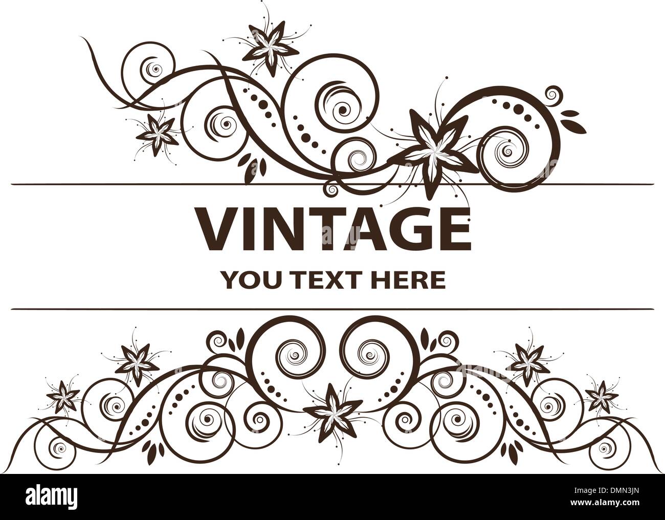 Vintage cover Stock Vector