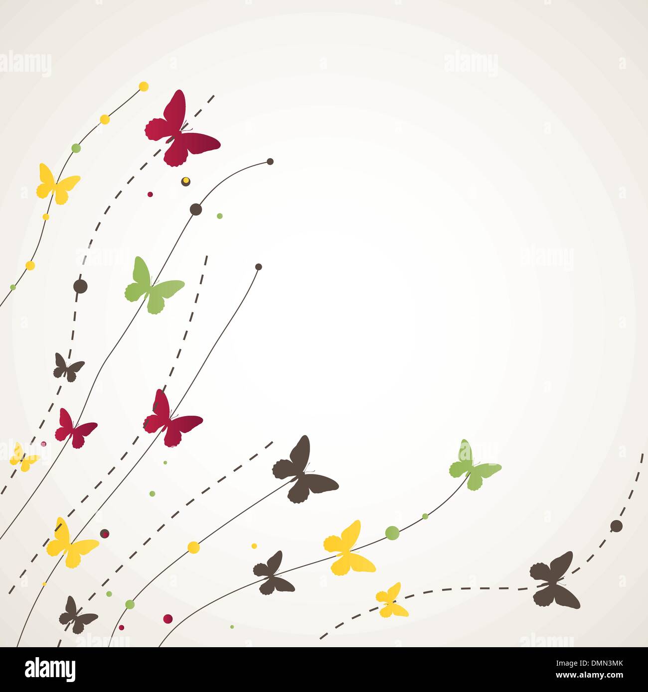 Background with Butterfly. Vector illustration Stock Vector Image & Art ...