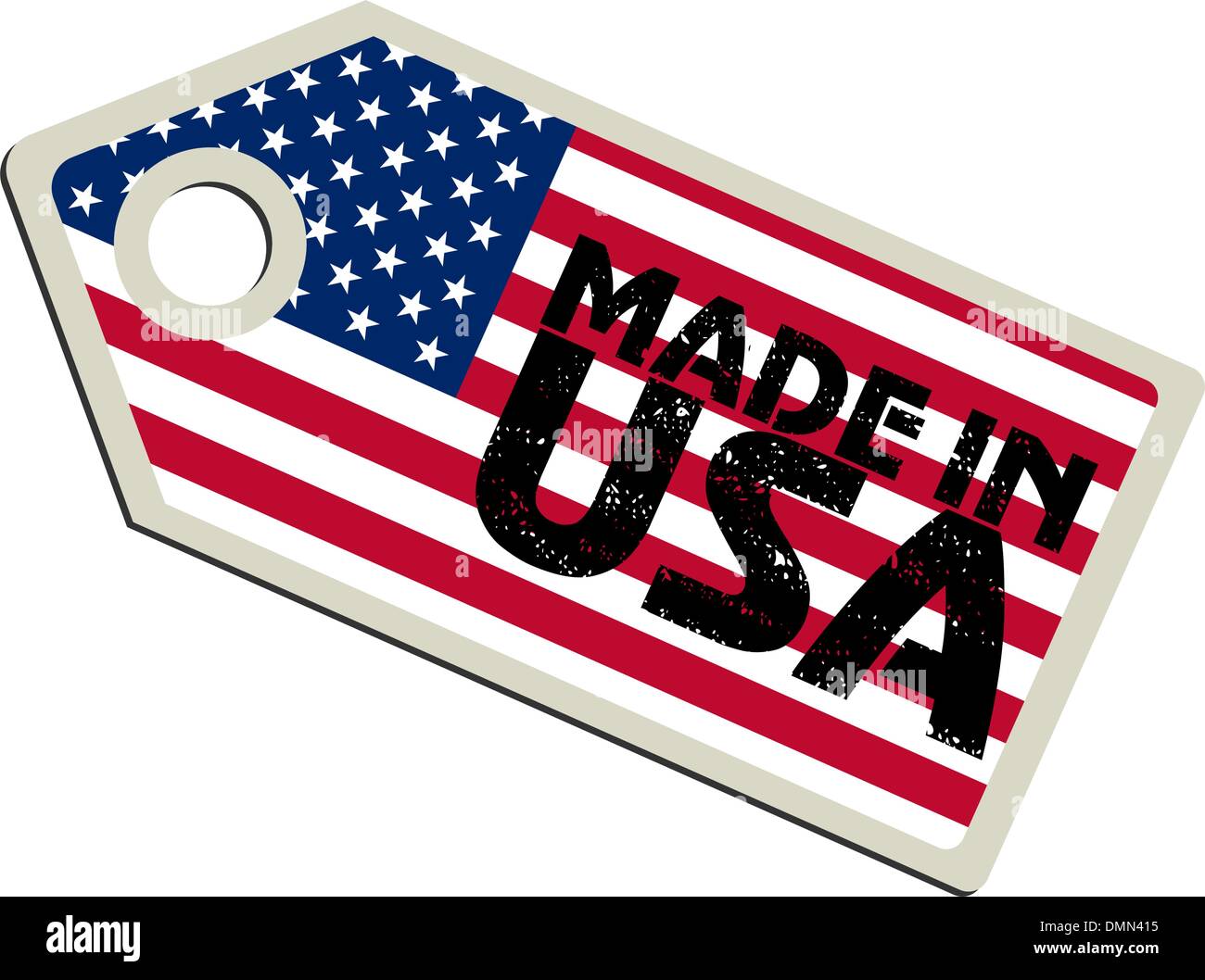 vector label Made in USA Stock Vector