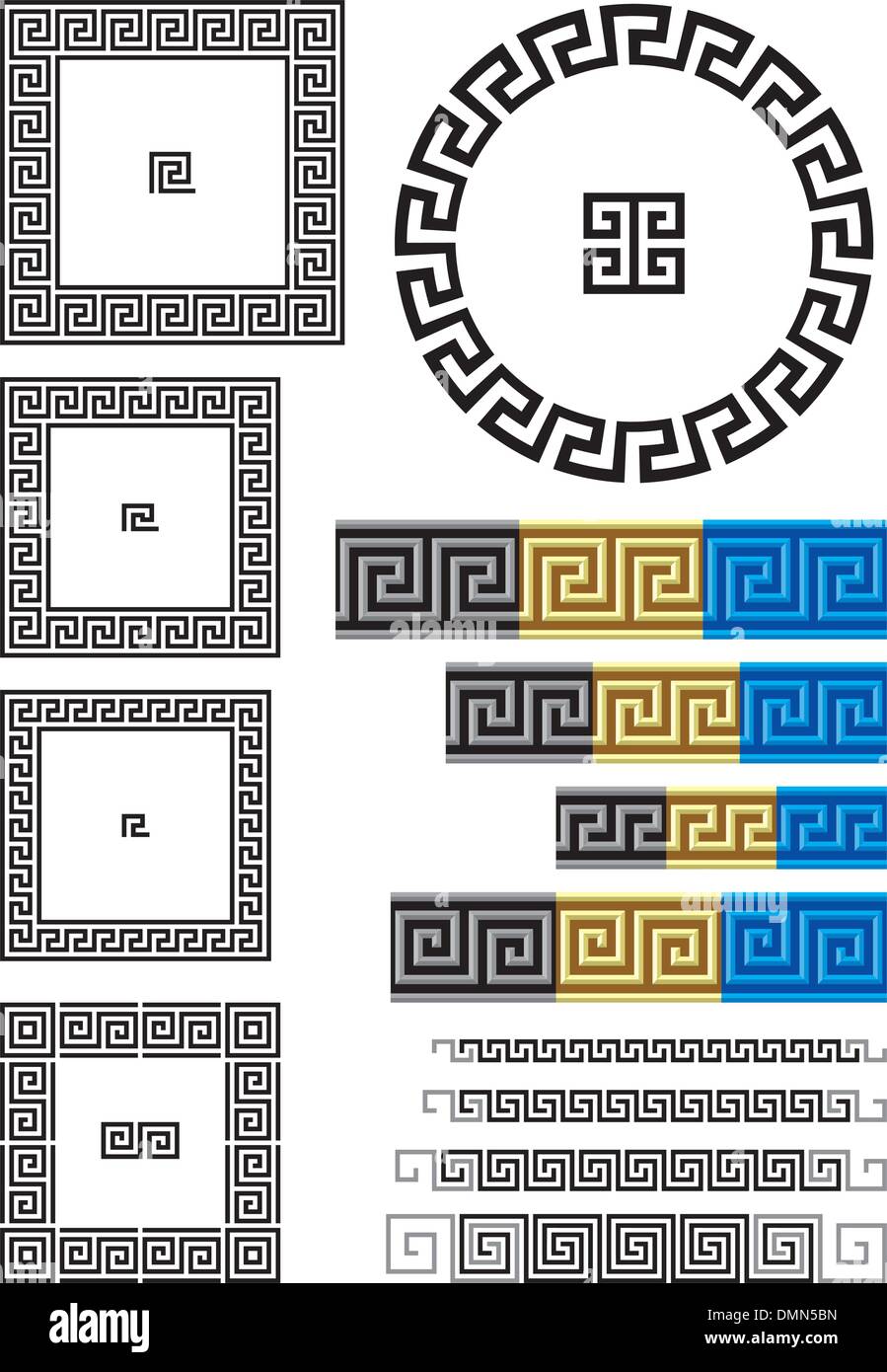 Greek key pattern hires stock photography and images Alamy