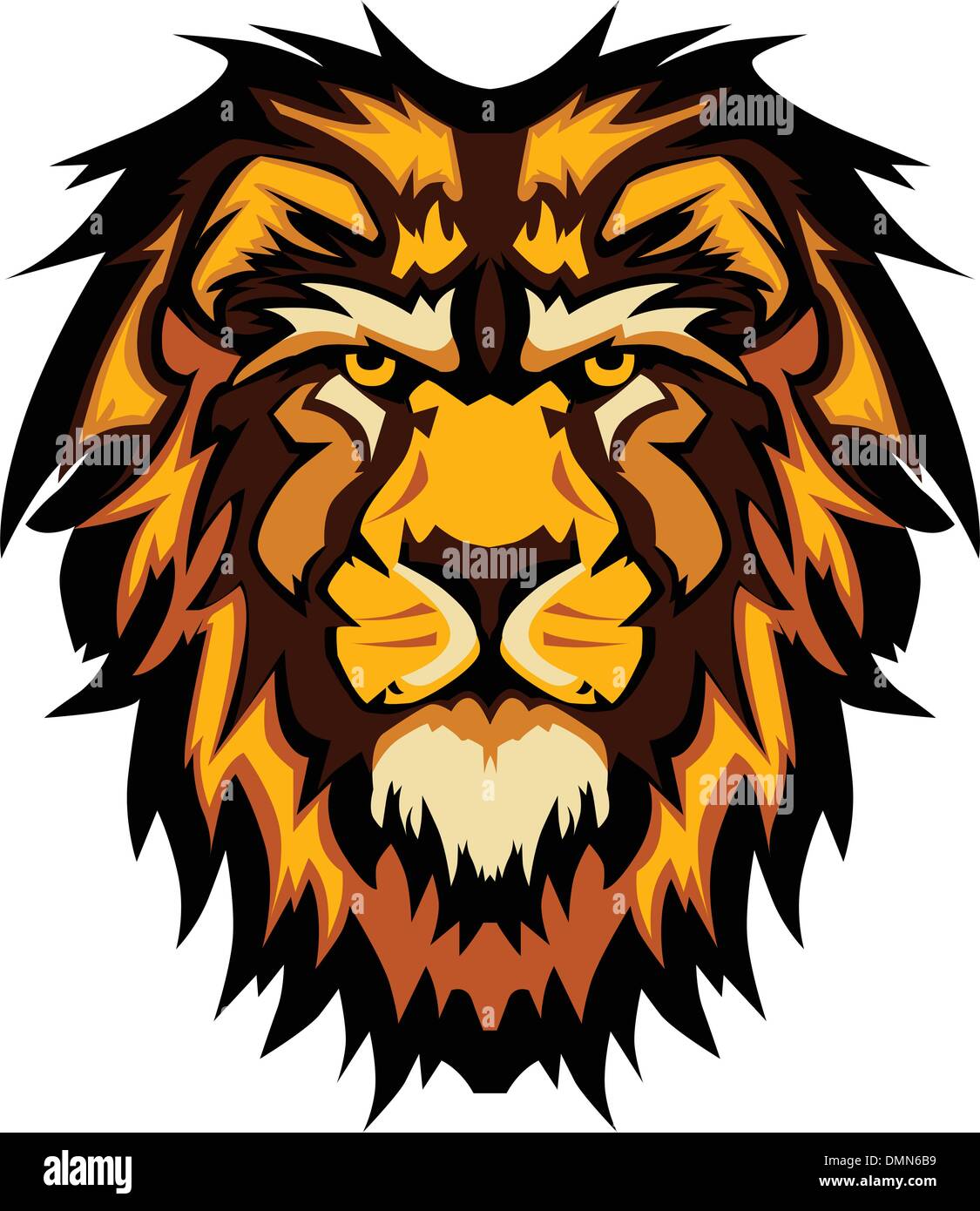 Lion Head Graphic Mascot Vector Image Stock Vector Image & Art - Alamy