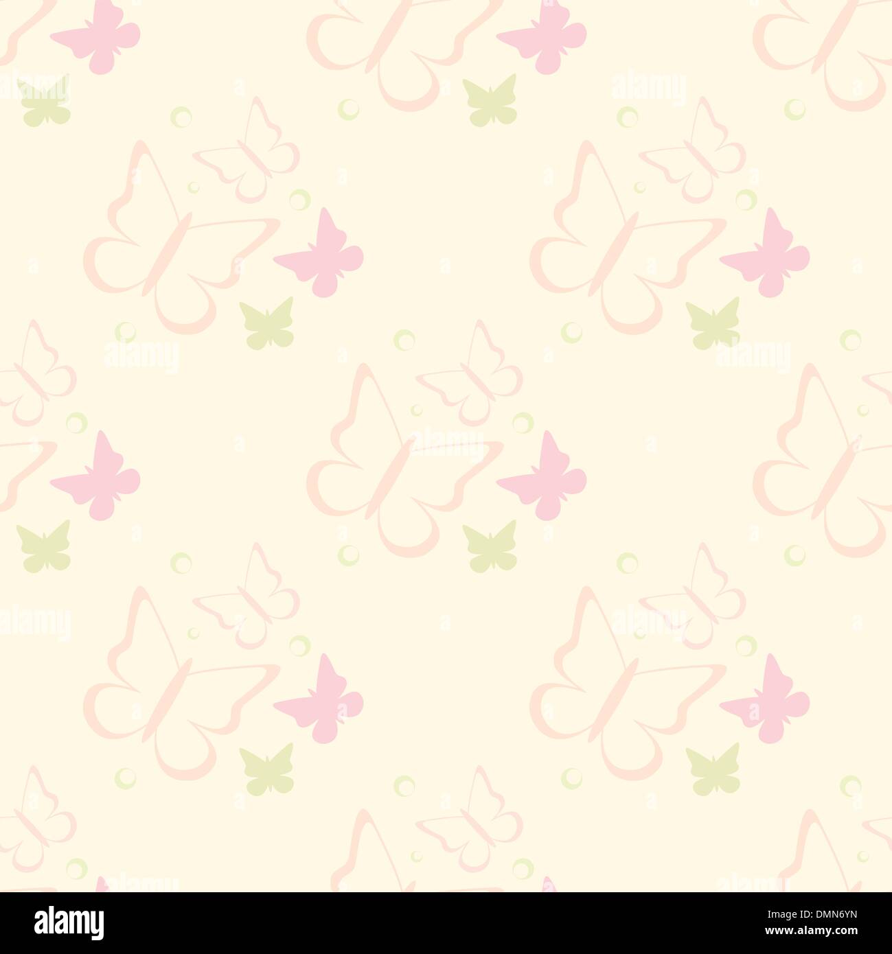 Seamless butterflies pattern Stock Vector Image & Art - Alamy