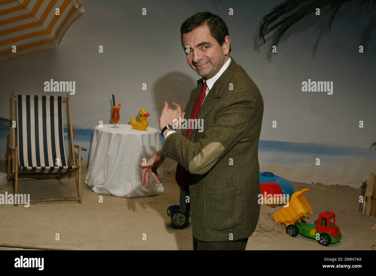 Rowan Atkinson at the photocall of his new Mr. Bean film 'Mr. Bean's Holiday' in Berlin. Stock Photo
