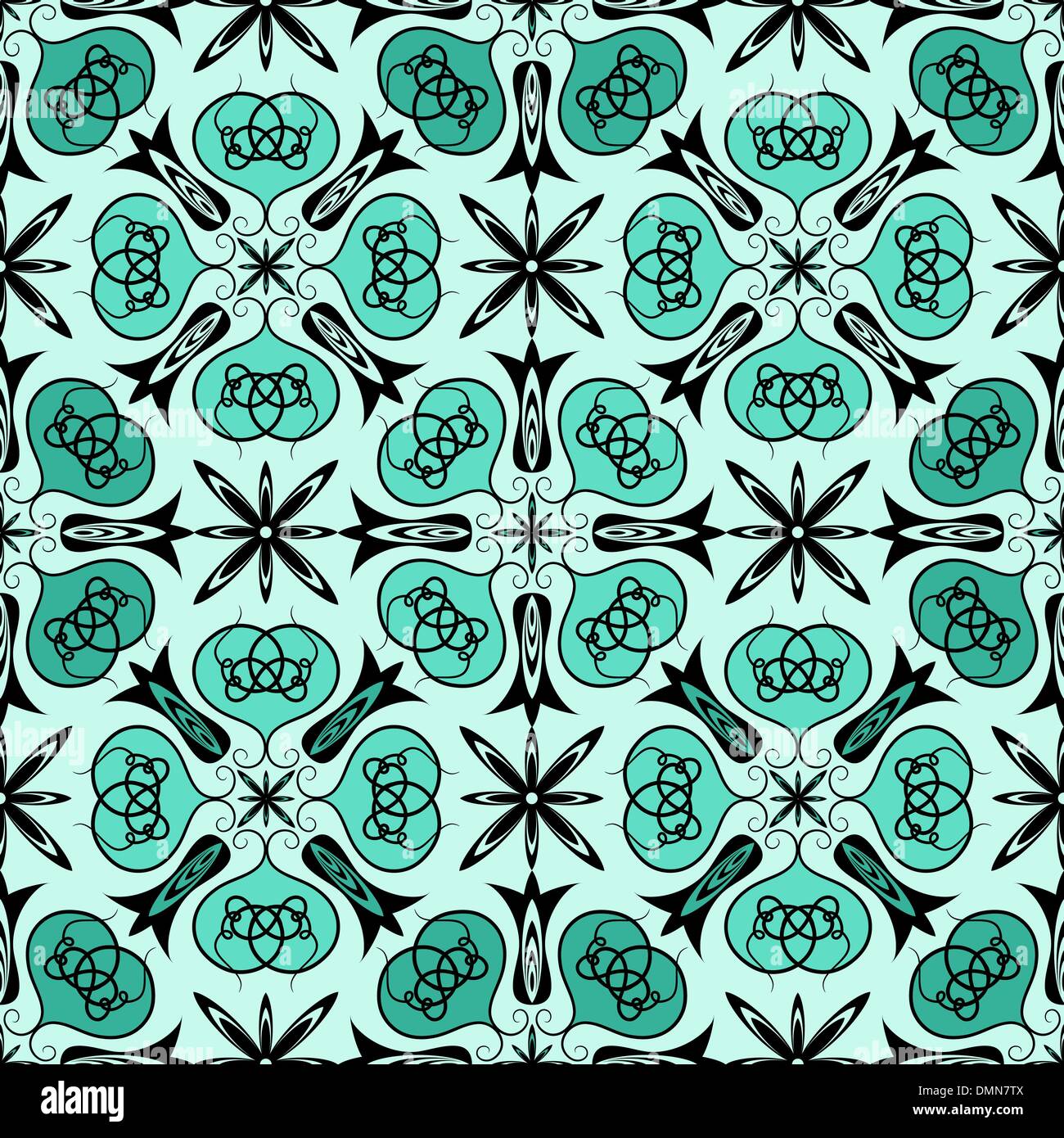 Green seamless pattern Stock Vector Image & Art - Alamy