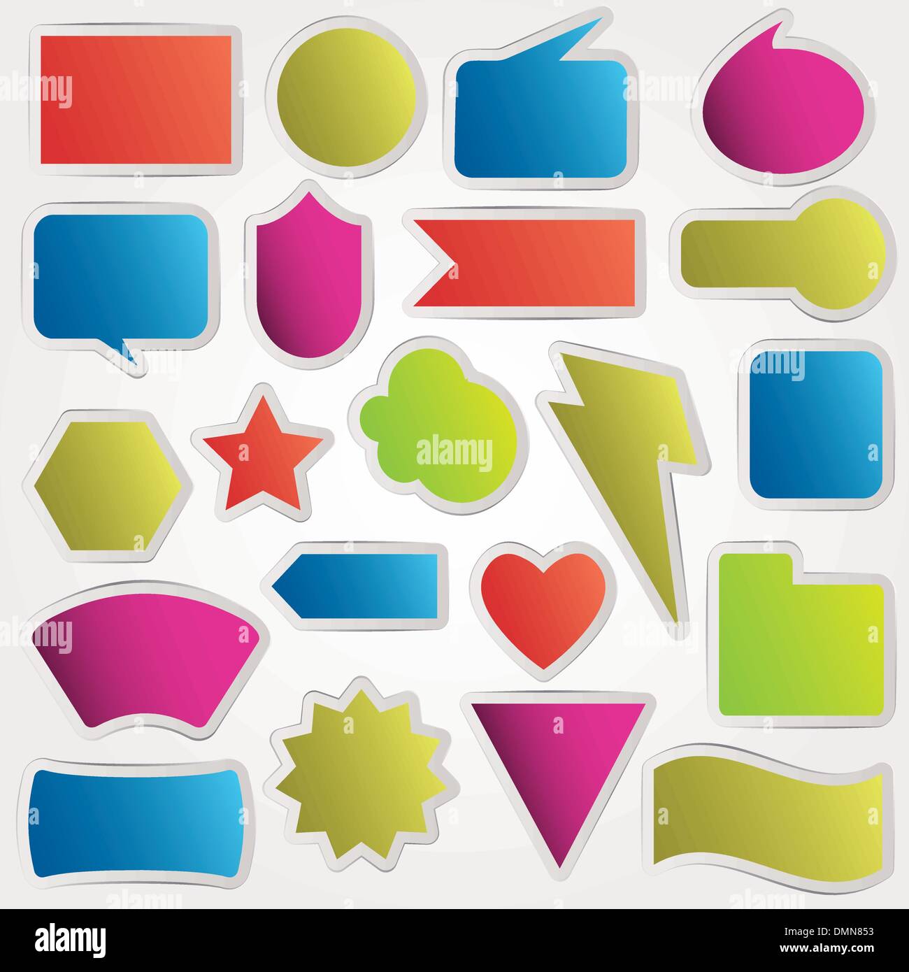 Speech bubbles vector set Stock Vector Image & Art - Alamy