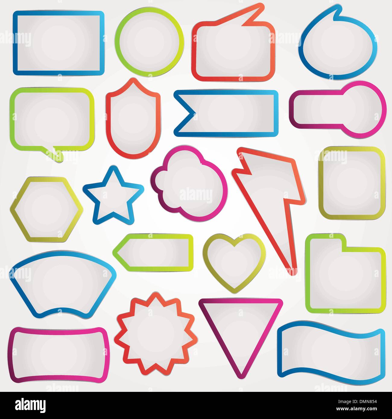 Speech bubbles vector set Stock Vector Image & Art - Alamy