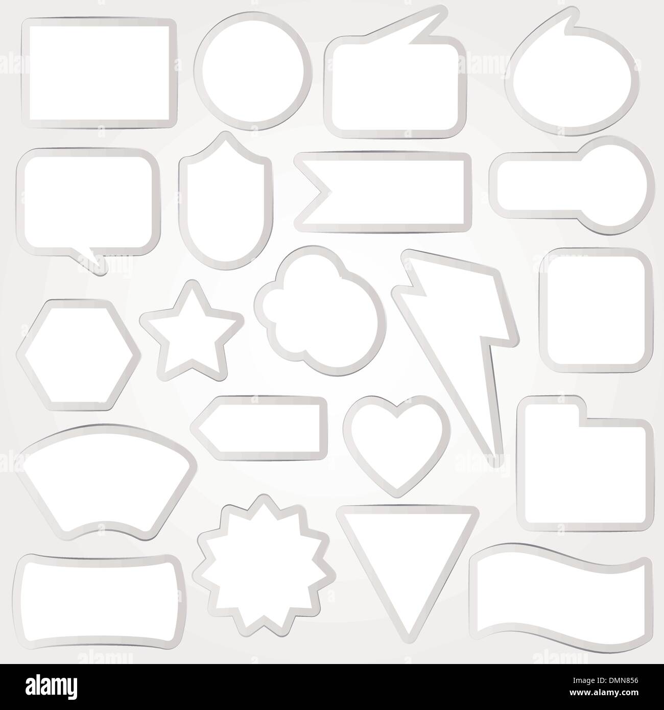 Speech bubbles vector set Stock Vector Image & Art - Alamy