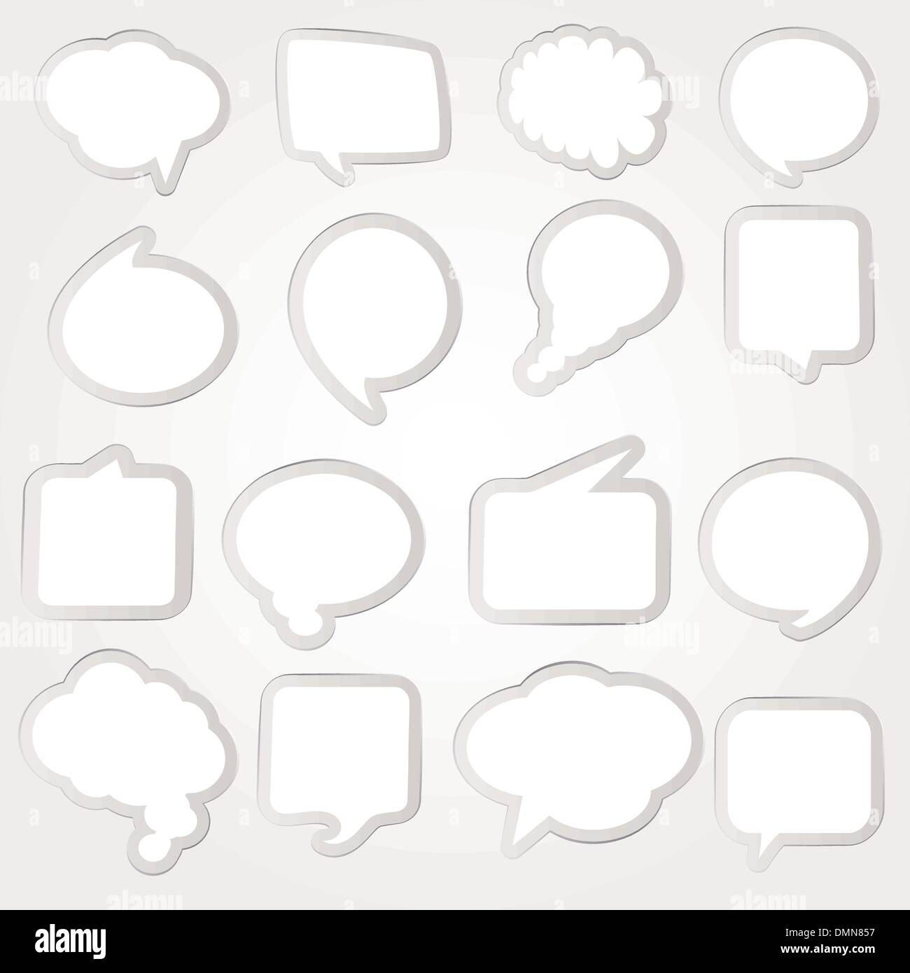 Speech bubbles vector set Stock Vector Image & Art - Alamy