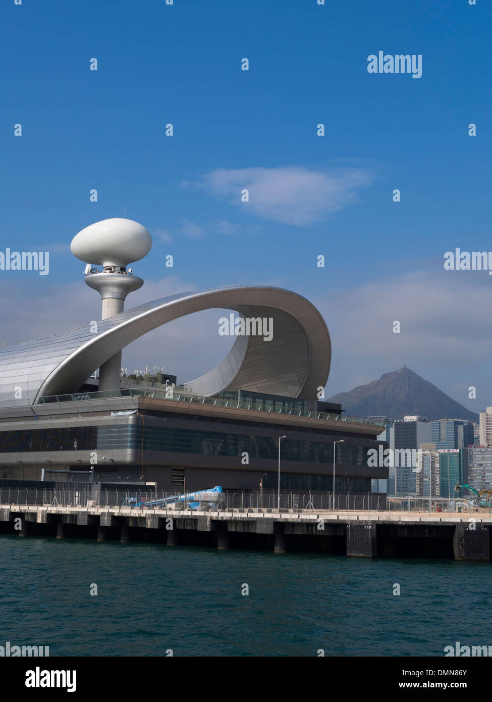 Kai Tak cruise ship terminal in Kowloon Bay Hong Kong Stock Photo