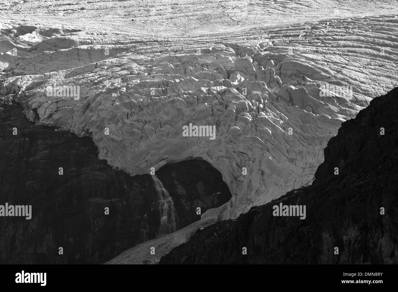 Glacier in the Jotunheimen National Park, Norway Stock Photo