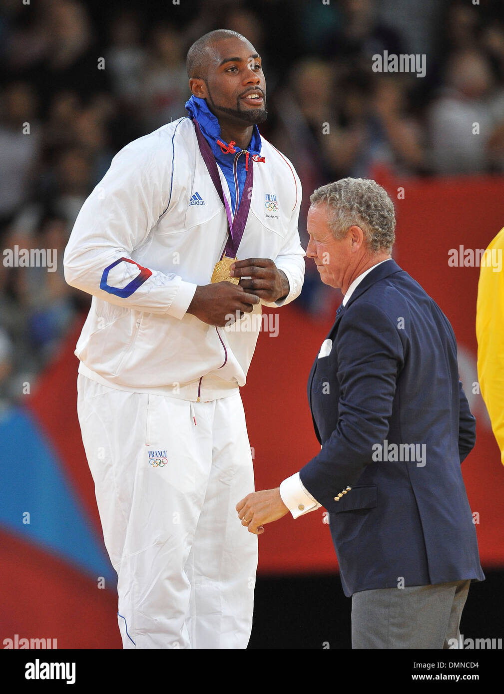 Tedyy Riner Teddy Riner wins +100kg judo contest at 2012 London Olympics London ...