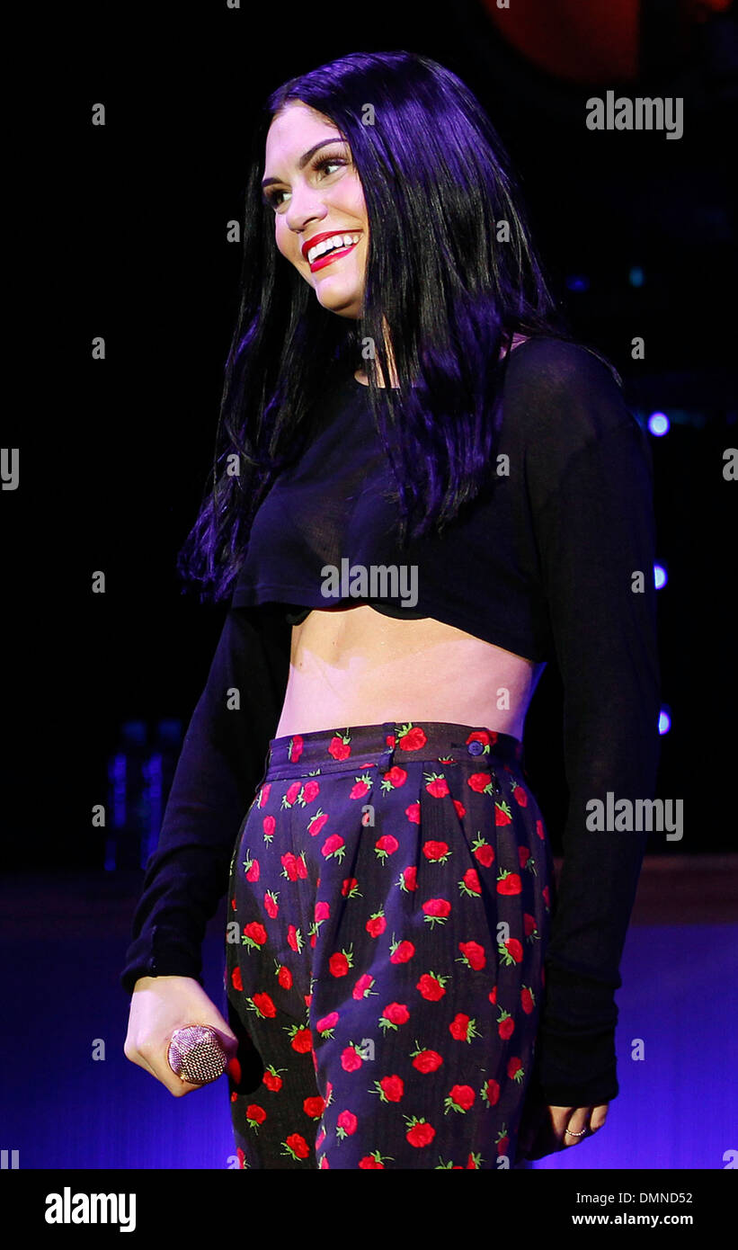 Jessie J performing live on stage at Sandown Racecourse Surrey, England