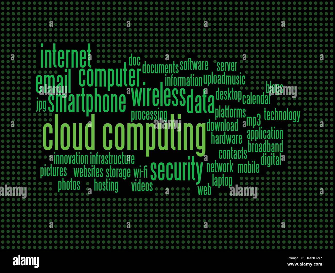 cloud computing Stock Vector