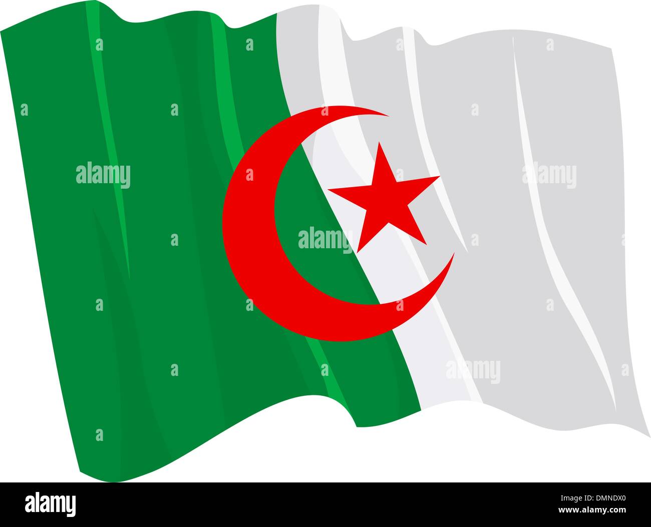 flag of Algeria Stock Vector