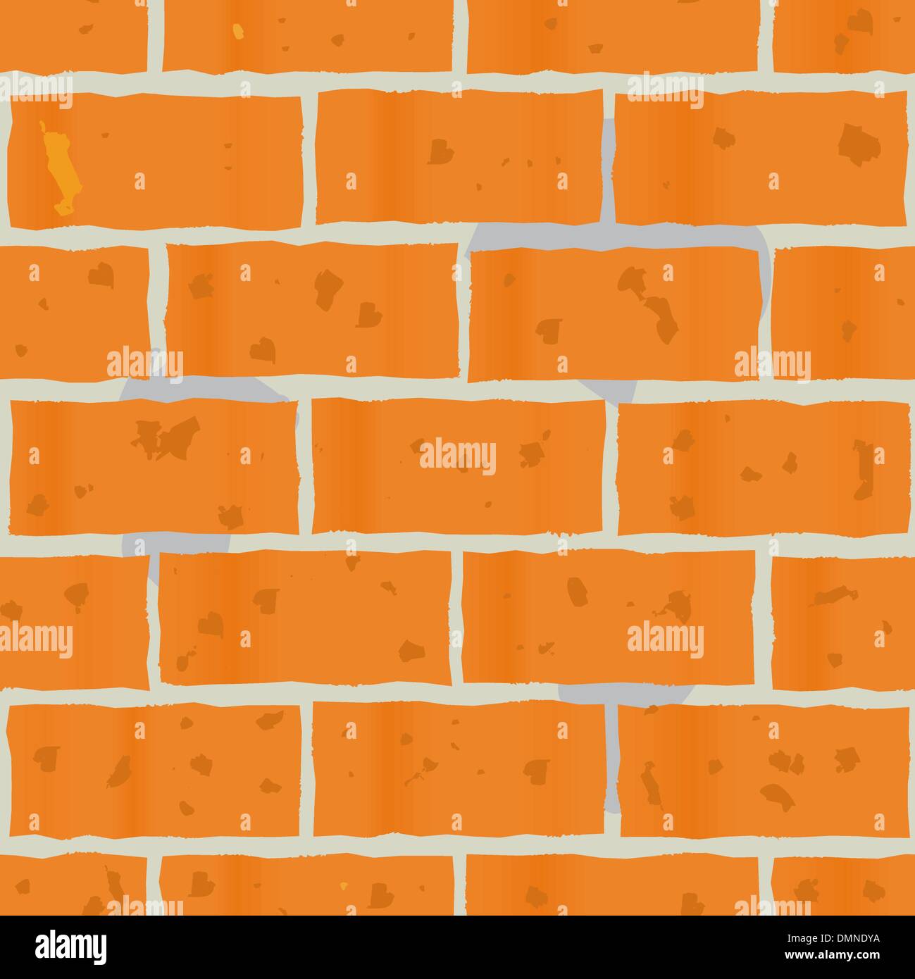 Background as wall of red bricks Stock Vector