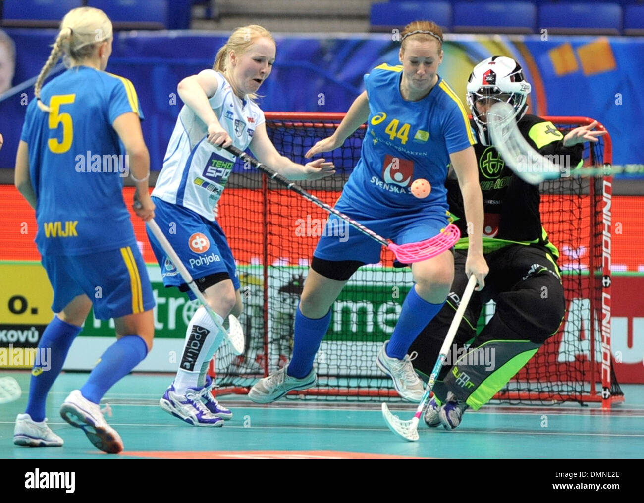 Floorball championship sweden hi-res stock photography and images - Alamy