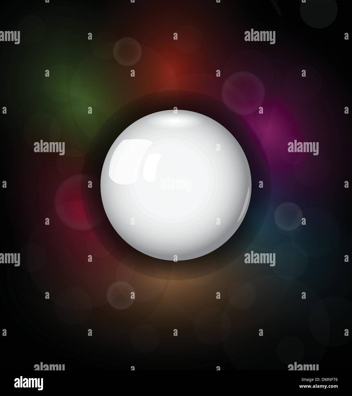 speech bubble on dark background Stock Vector