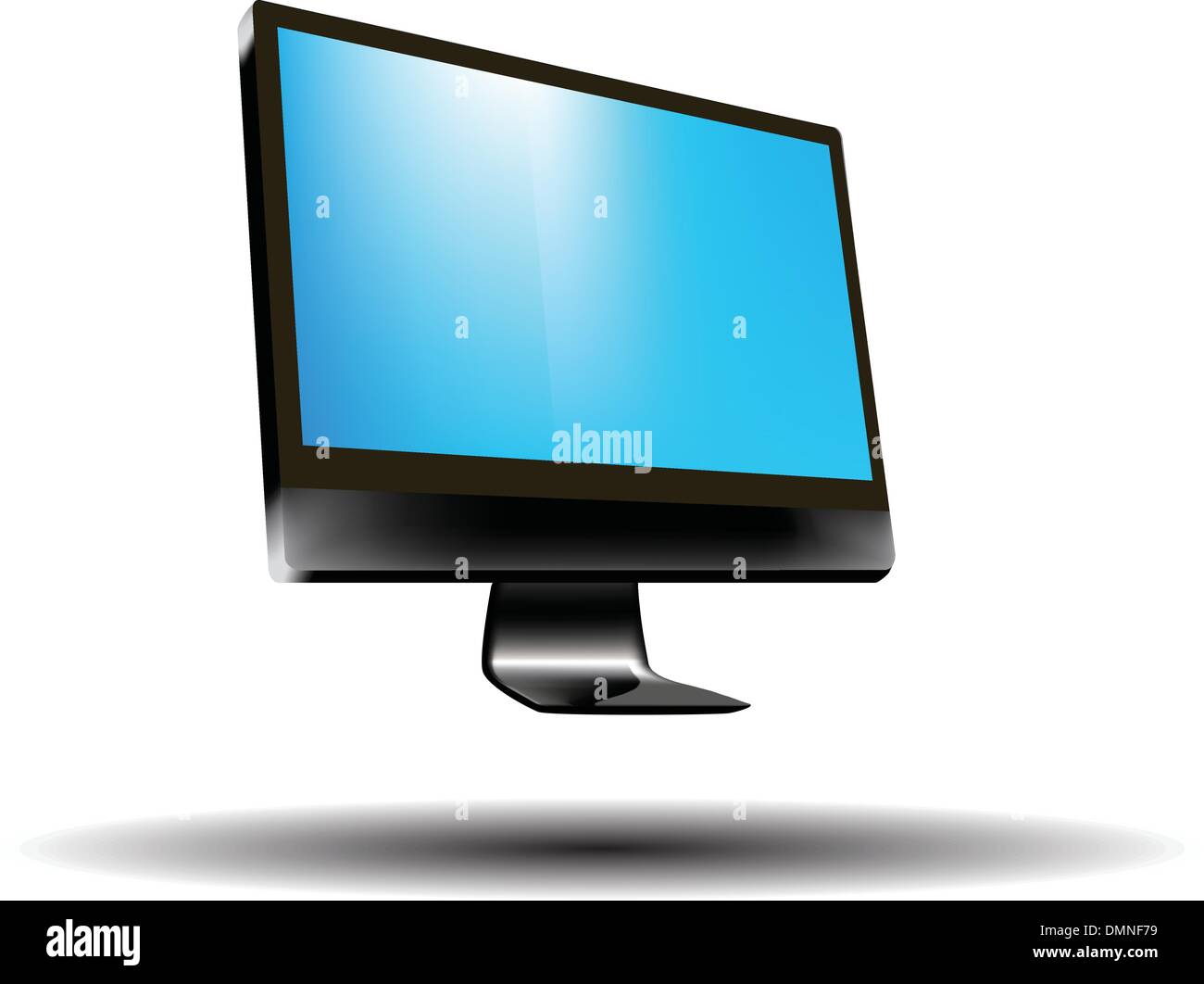 Computer desktop screen Stock Vector Images - Alamy