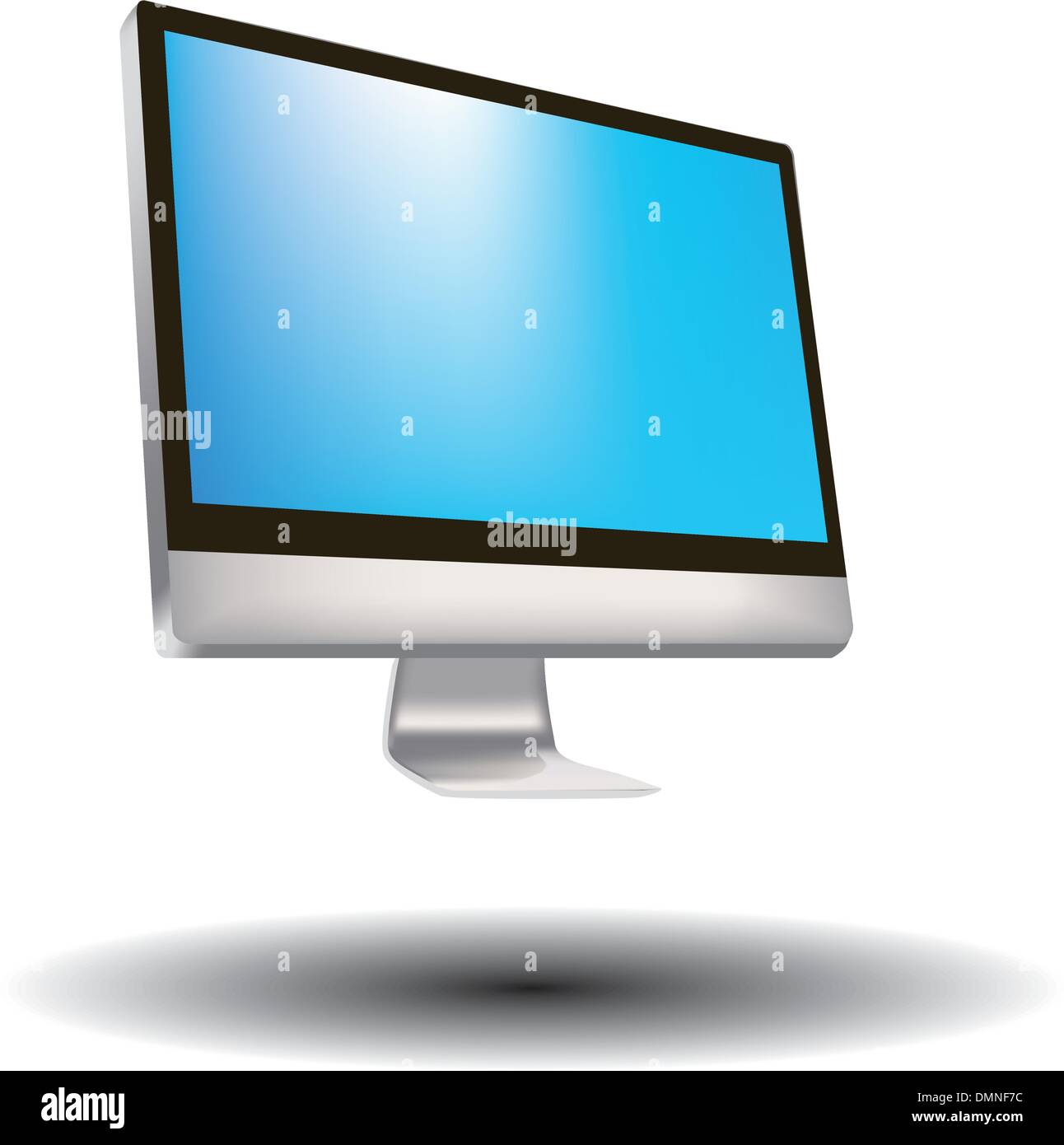 white computer monitor screen Stock Vector Image & Art - Alamy