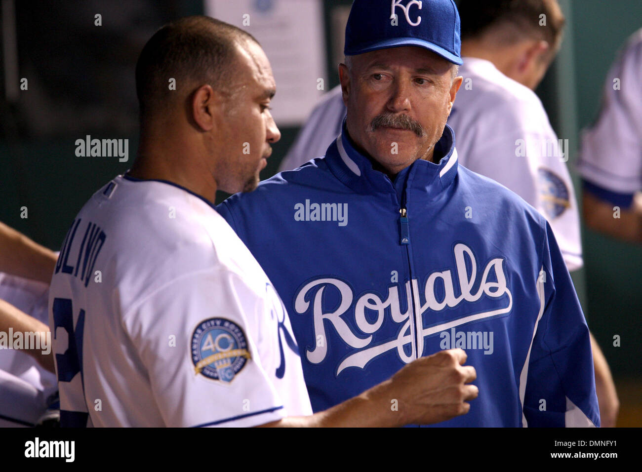 Aug. 21, 2009 Kansas City, Missouri, U.S 21 August 2009 Kansas City Royals catcher Miguel