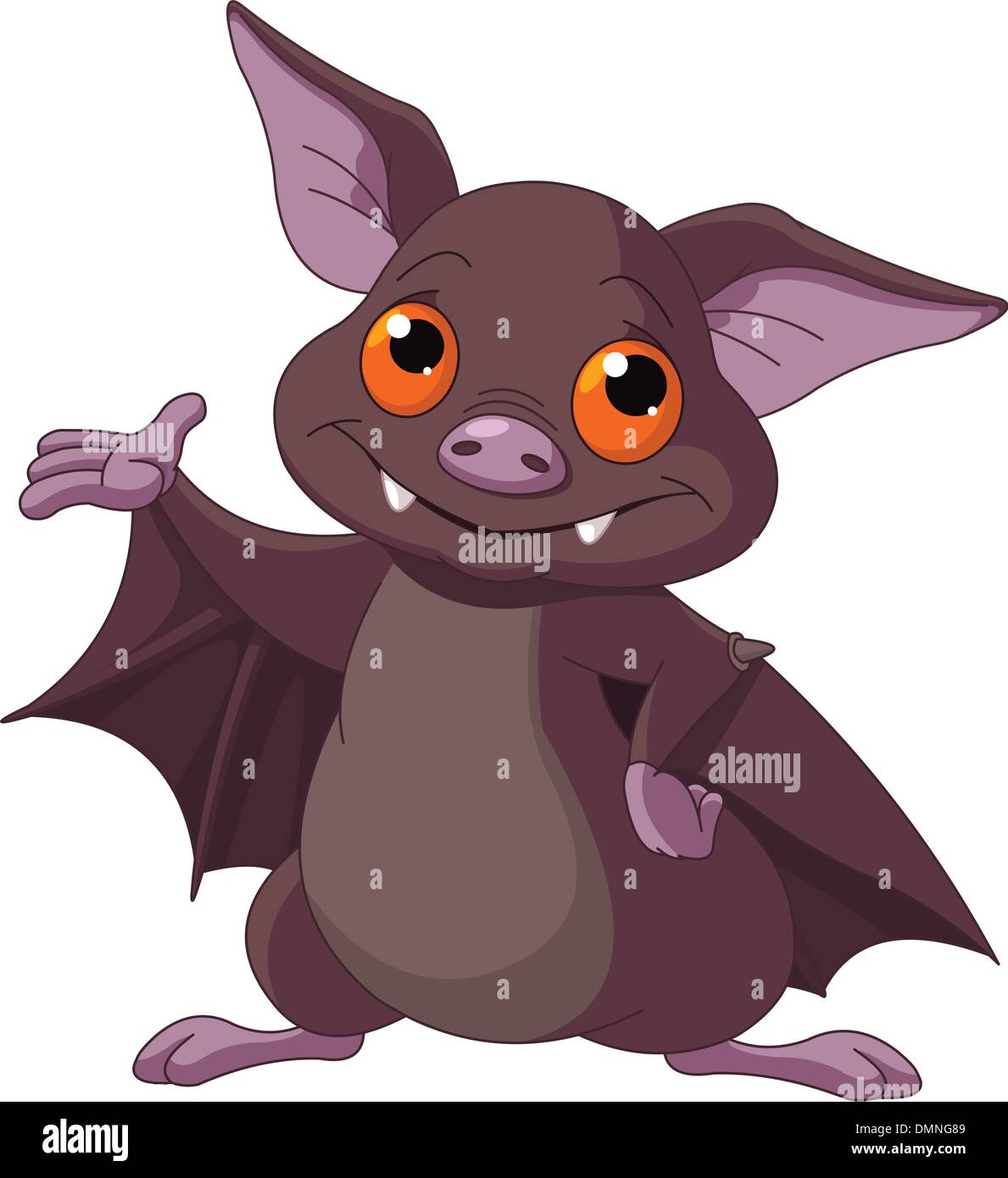 Halloween bat presenting Stock Vector Image & Art - Alamy