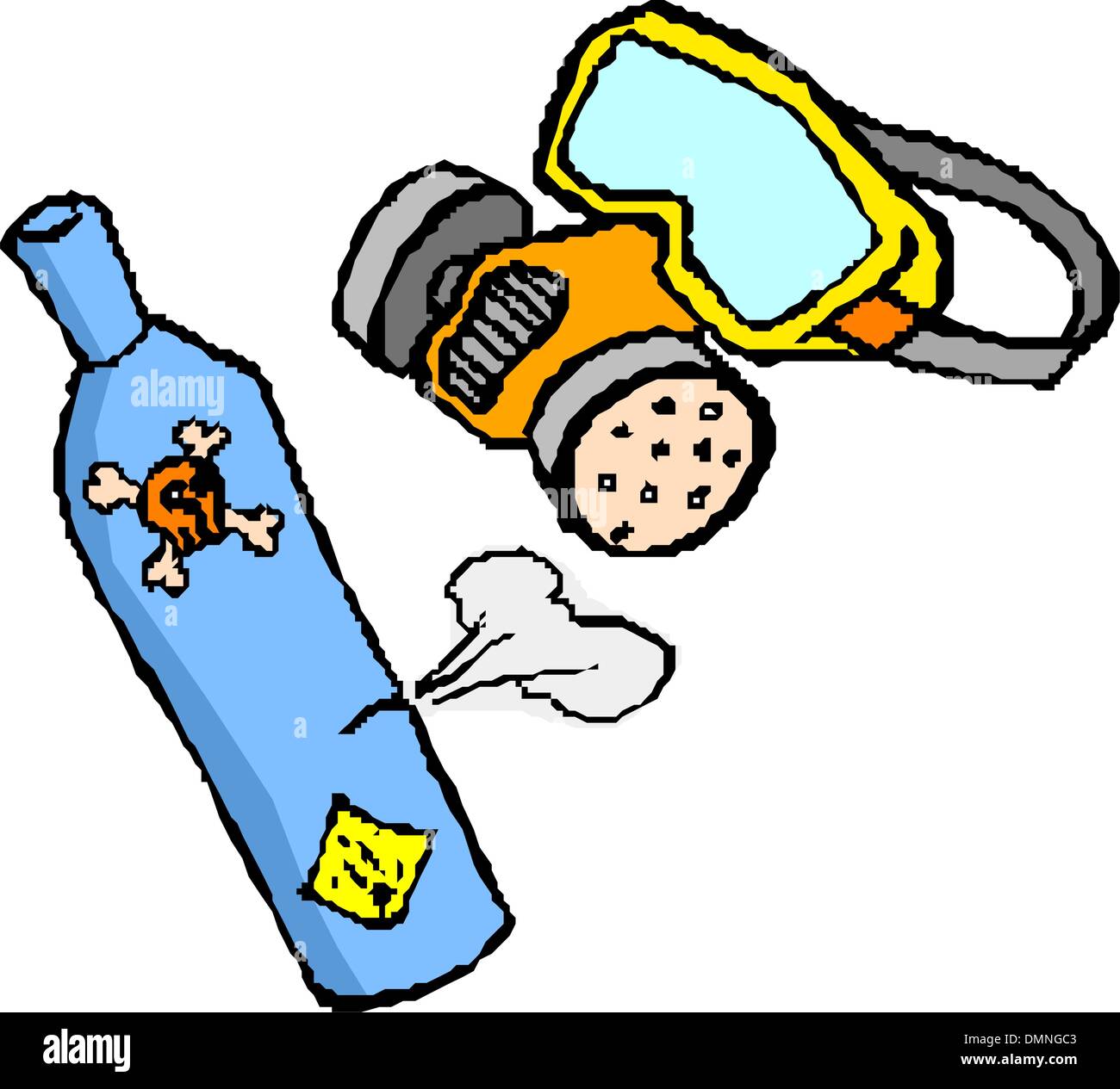 gas mask Stock Vector