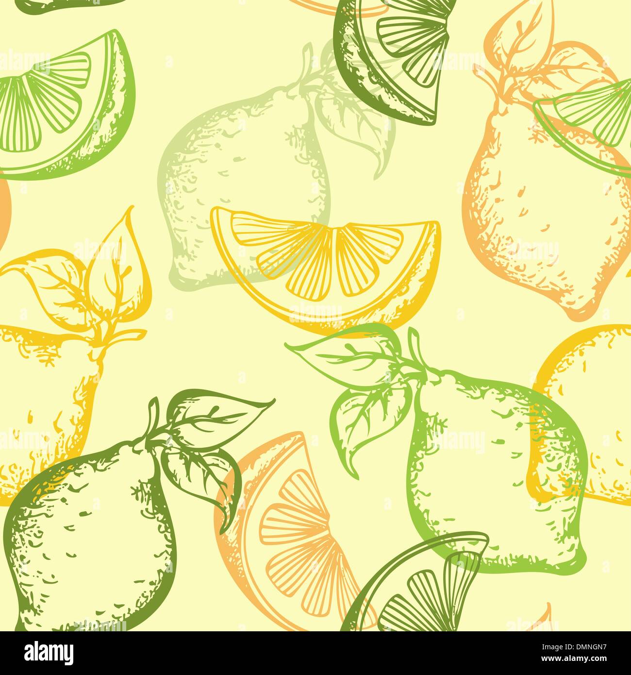 citrus seamless pattern Stock Vector Image & Art - Alamy