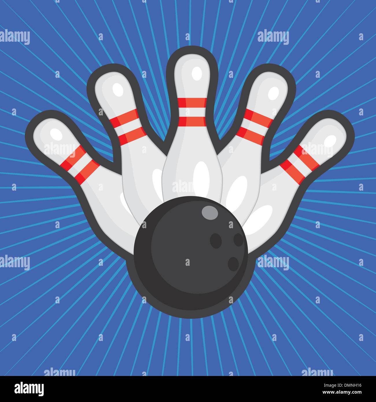 Five pin bowling hi-res stock photography and images - Alamy