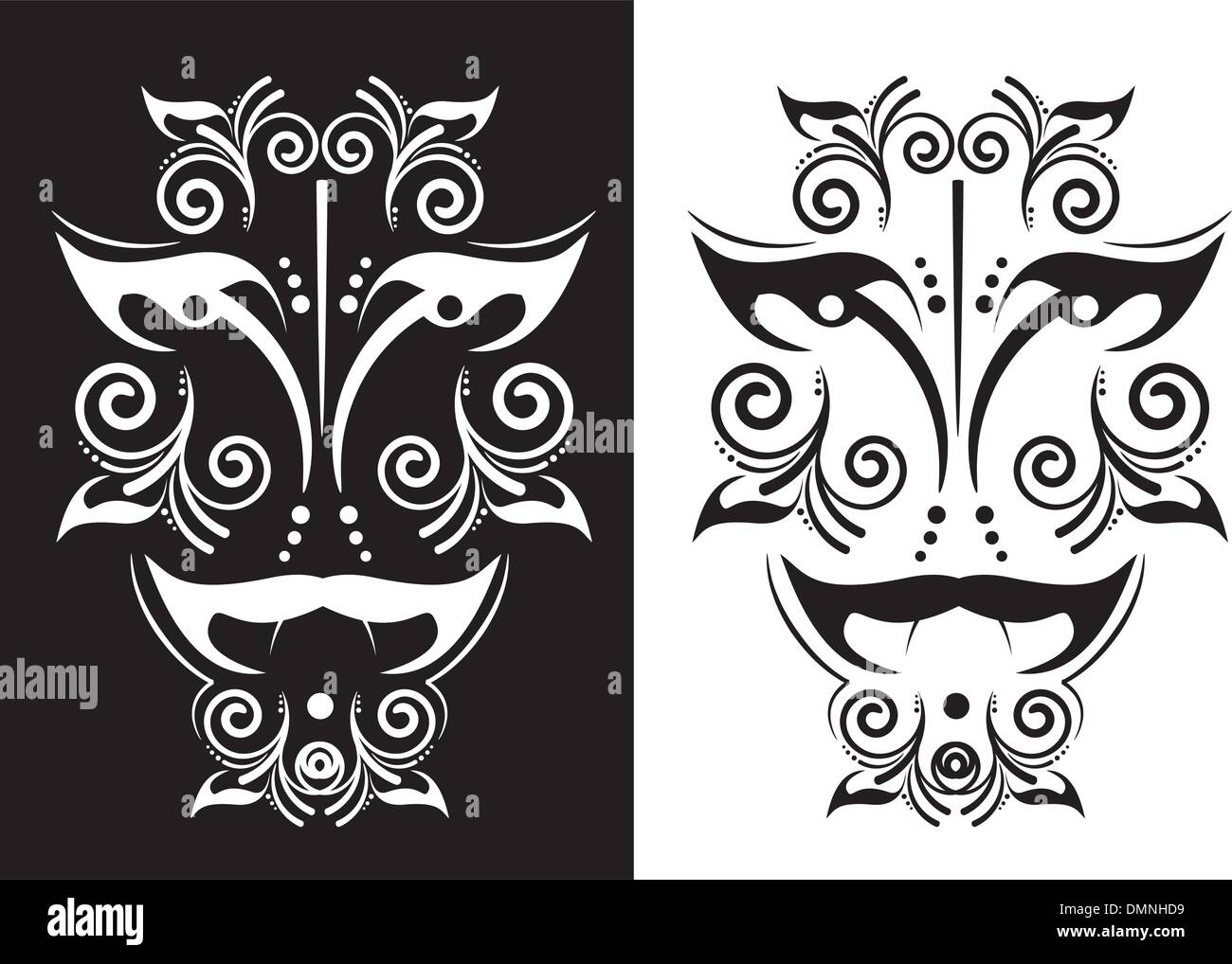 Maori tattoo face hi-res stock photography and images - Alamy