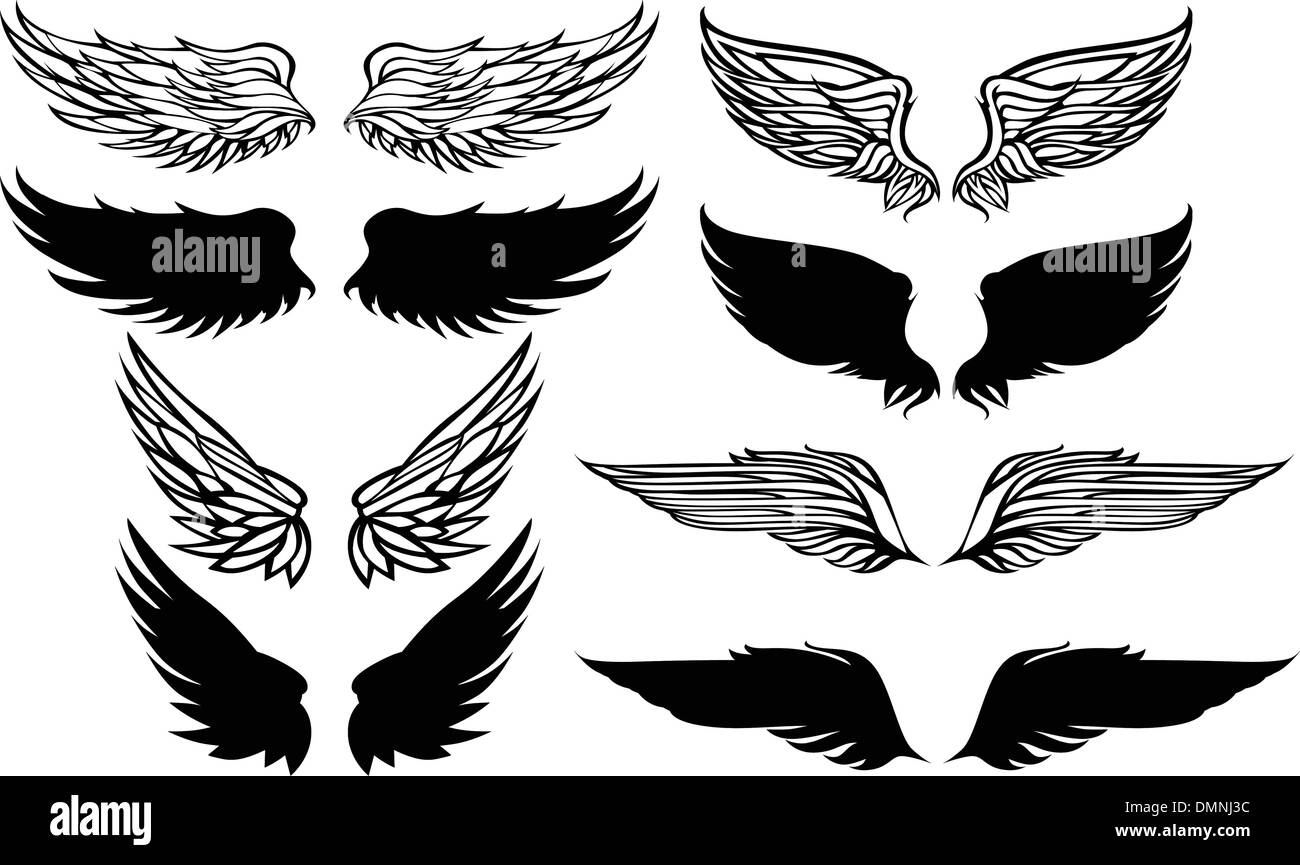 Wings Vector Vectors High Resolution Stock Photography and Images - Alamy