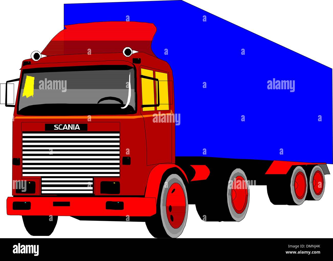 Vector delivery / cargo truck Stock Vector Image & Art Alamy