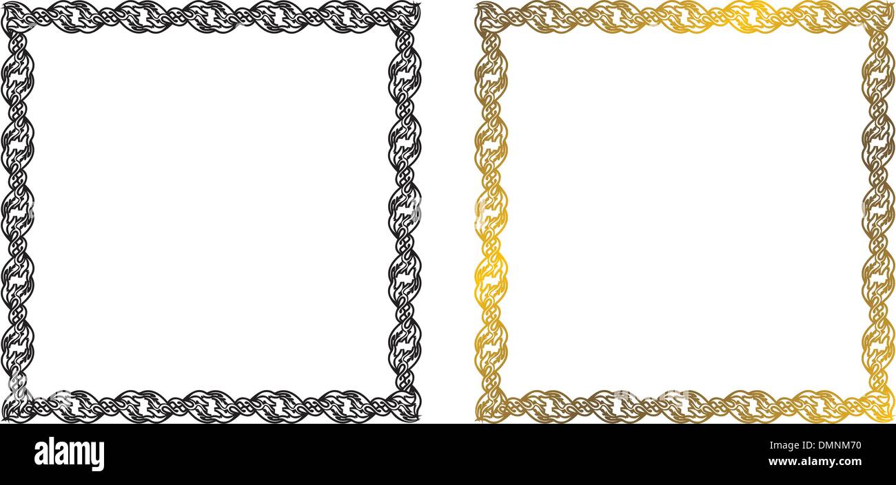 frame of the chains Stock Vector