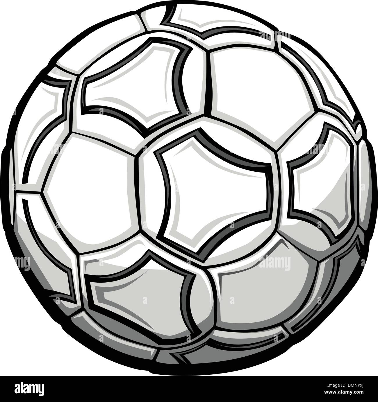 Soccer Ball Graphic Vector Illustration Stock Vector