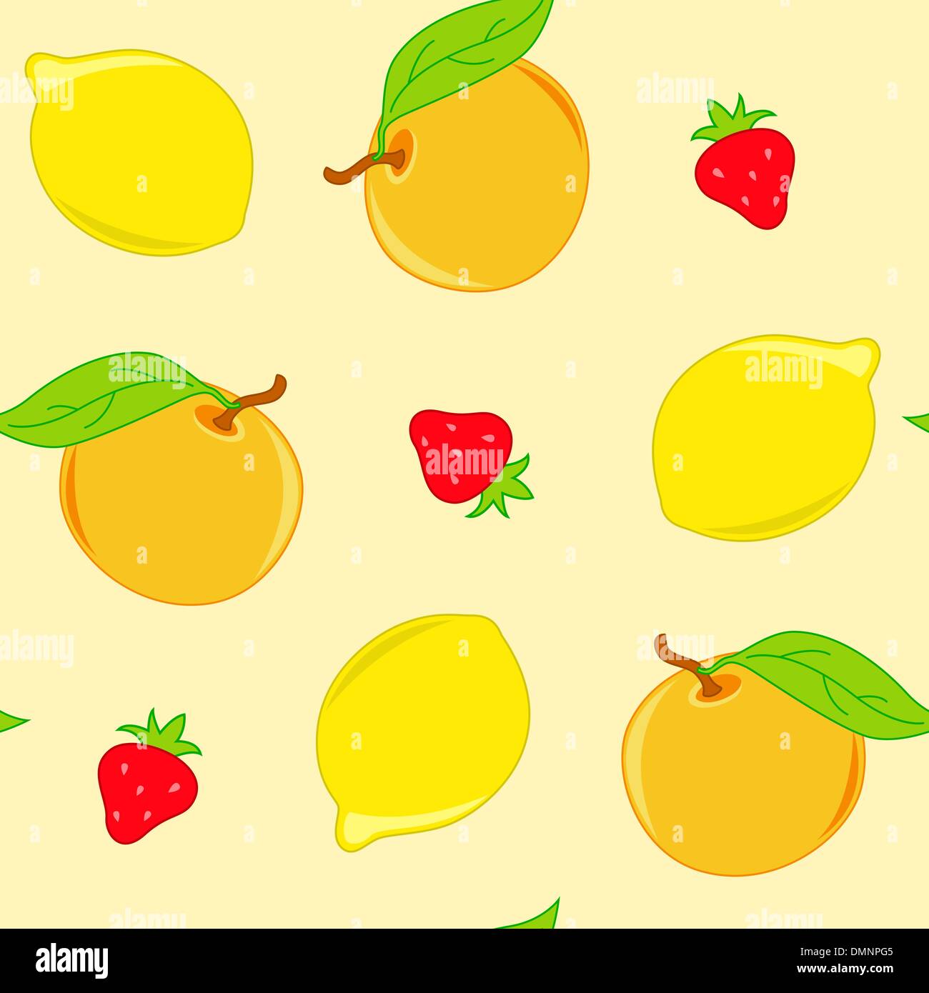 seamless pattern with lemon and orange Stock Vector Image & Art - Alamy