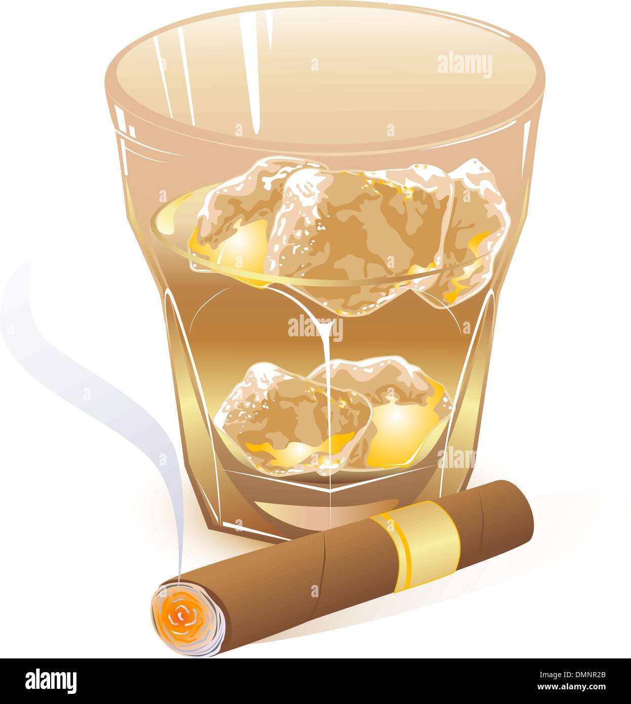 Download Glass Whiskey Cigar Stock Vector Images Alamy Yellowimages Mockups