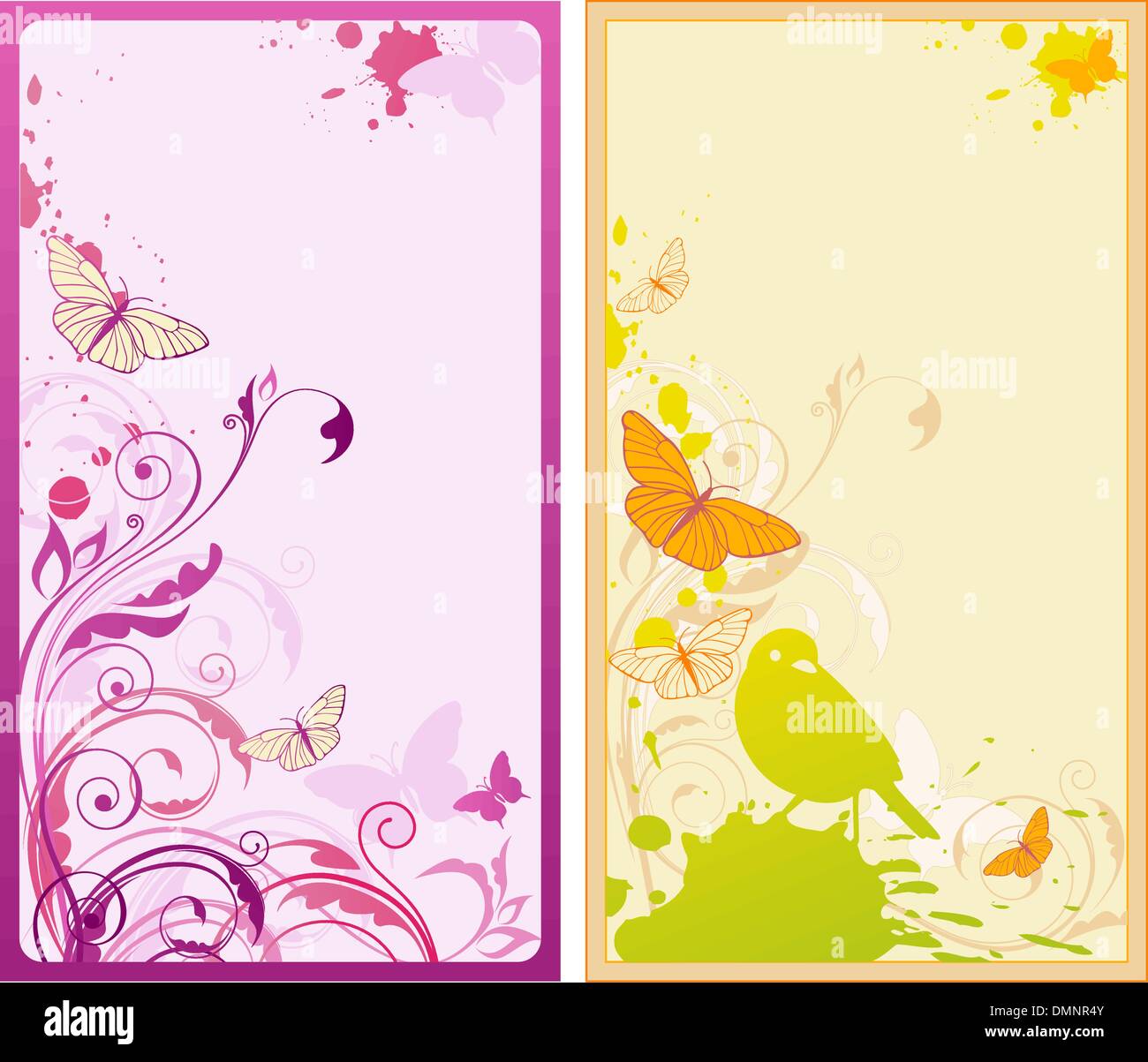 vector floral backgrounds Stock Vector Image & Art - Alamy