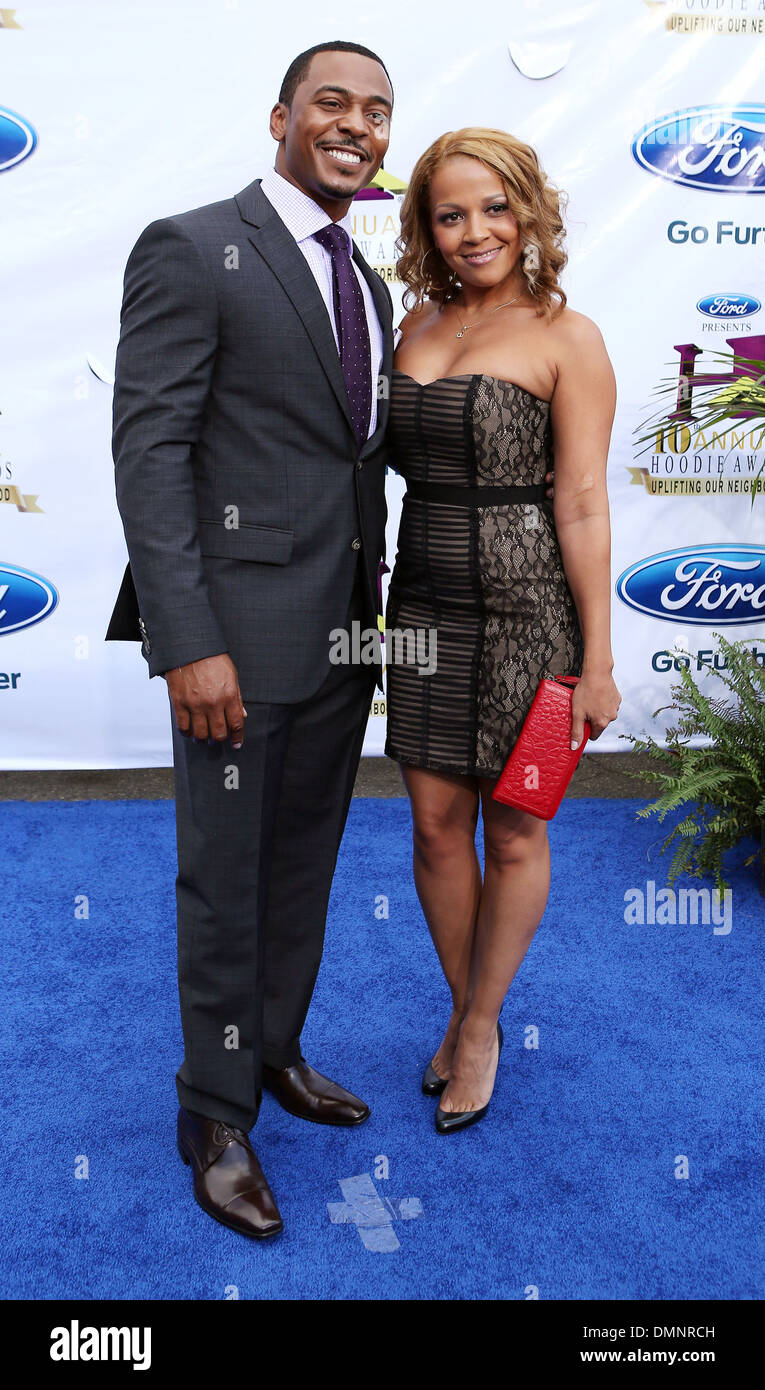RonReaco Lee and Guest 10th Annual Ford Hoodie Awards at MGM Grand Garden  Arena - Arrivals Las Vegas Nevada - 04.08.12 Stock Photo - Alamy