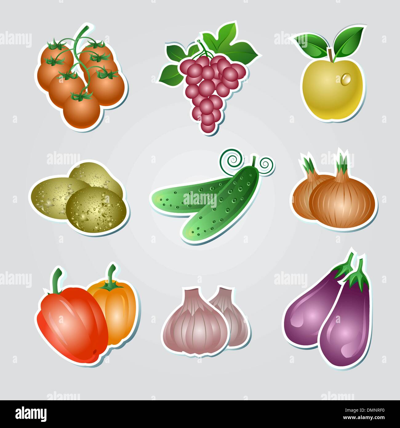 Set of vegetables Stock Vector Image & Art - Alamy
