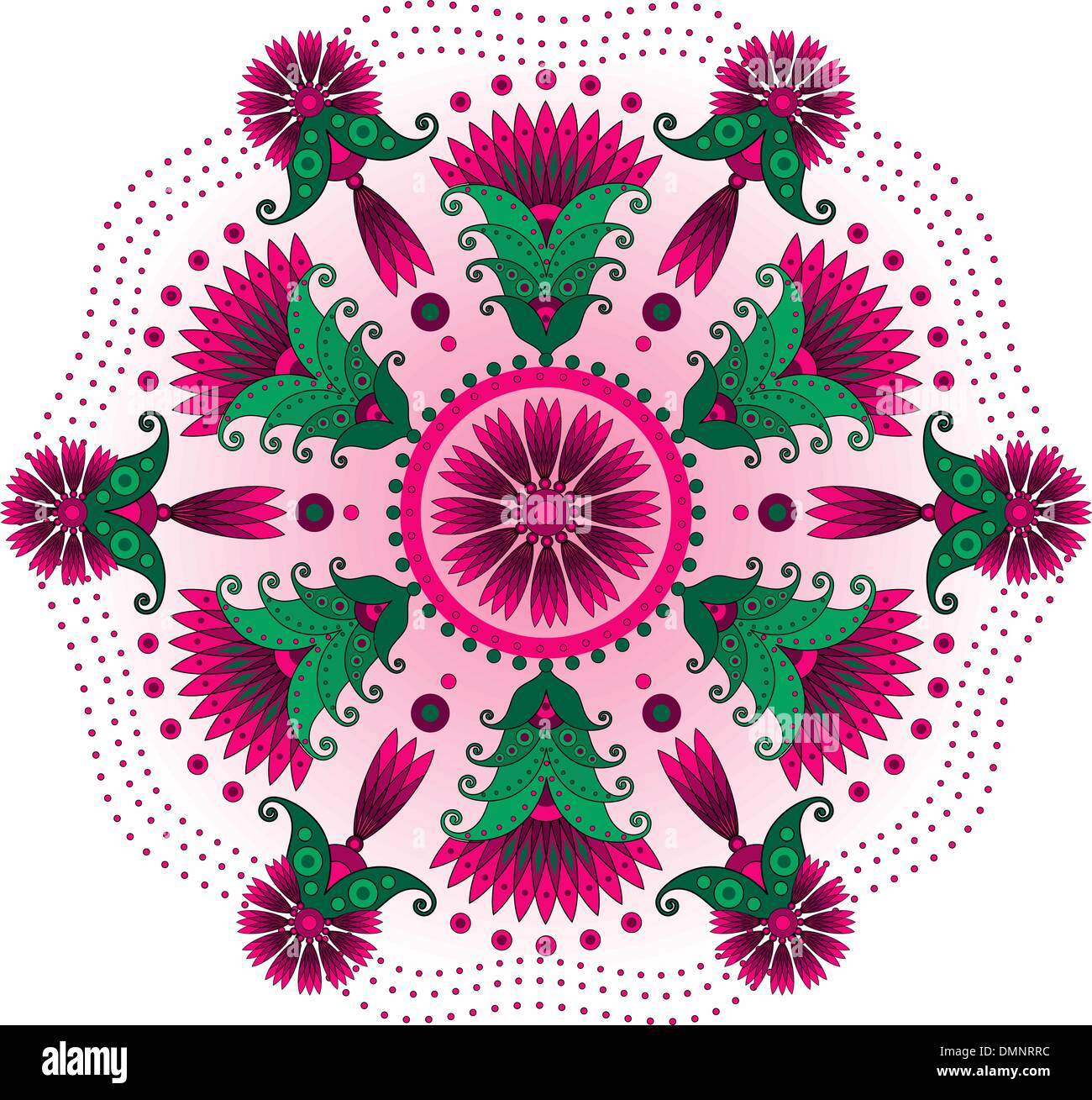 Floral vintage round frame Stock Vector Image & Art - Alamy