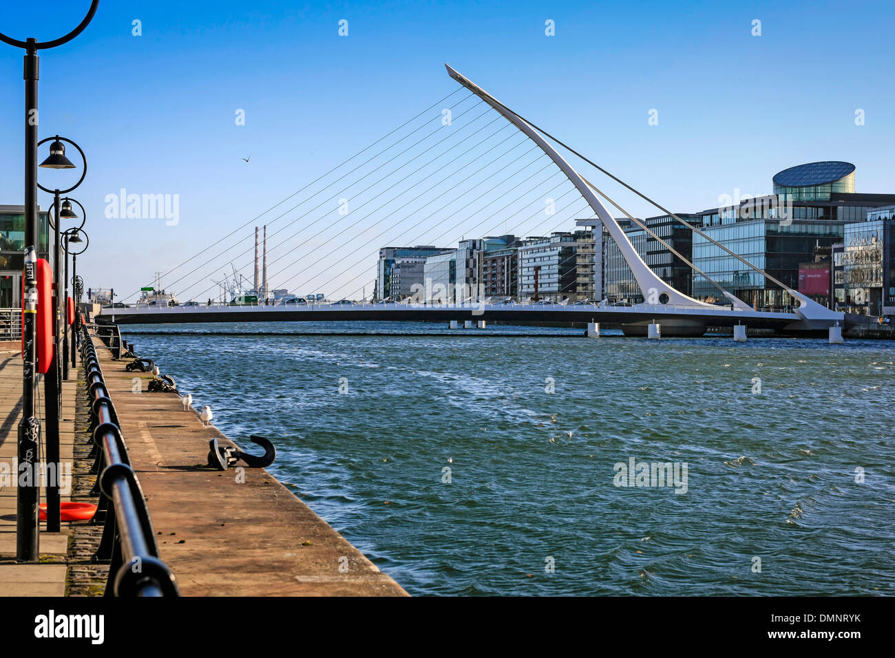 The Samuel beckett Bridge in Dublin Ireland Stock Photo - Alamy