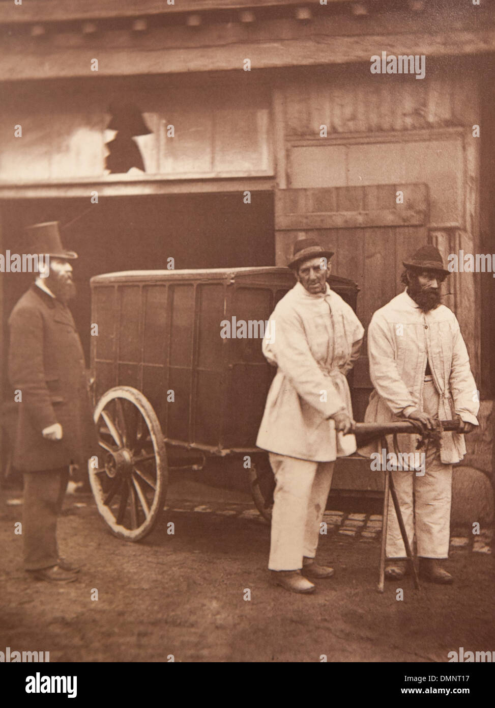 Photograph showing 'Public disinfectors' in the Street Life in London book Stock Photo