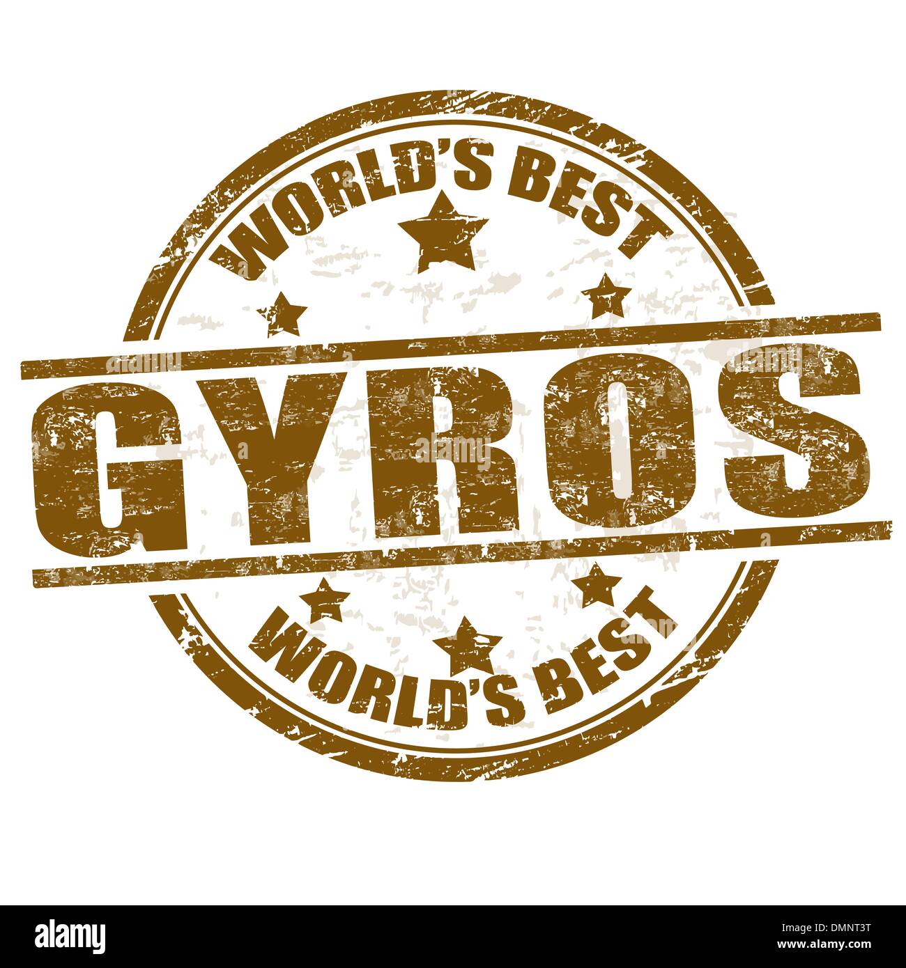 Gyros stamp Stock Vector