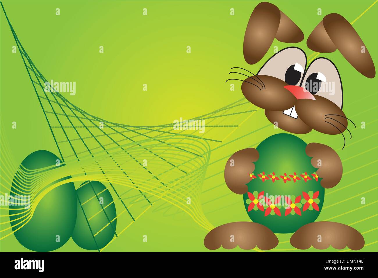 easter background and bunny Stock Vector Image & Art - Alamy