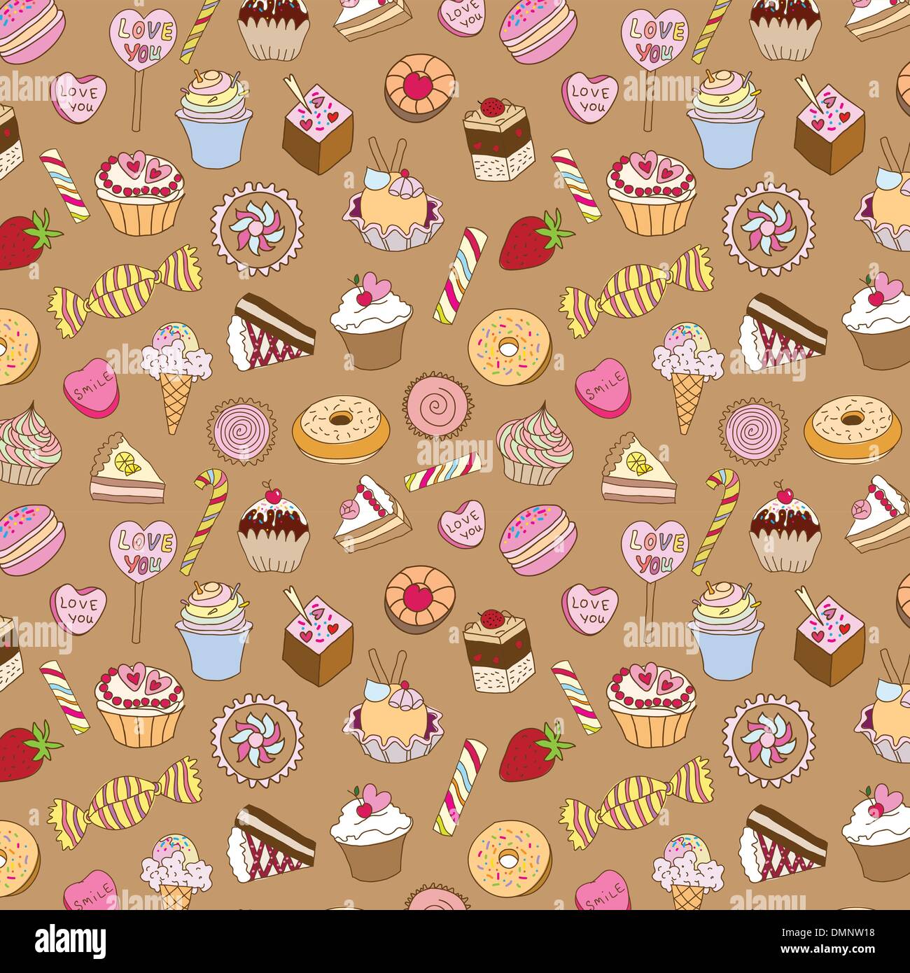 Texture sweets Stock Vector Images - Alamy